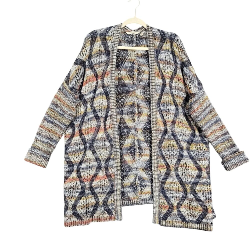 SOFT SURROUNDINGS 2DK84 Pendley Wool Southwestern Cardigan SIZE SMALL/MEDIUM S/M